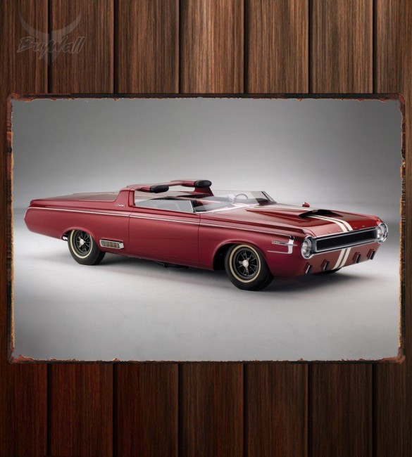 Металлическая табличка Dodge Charger Roadster Concept Car Металлическая табличка Dodge Charger Roadster Concept Car